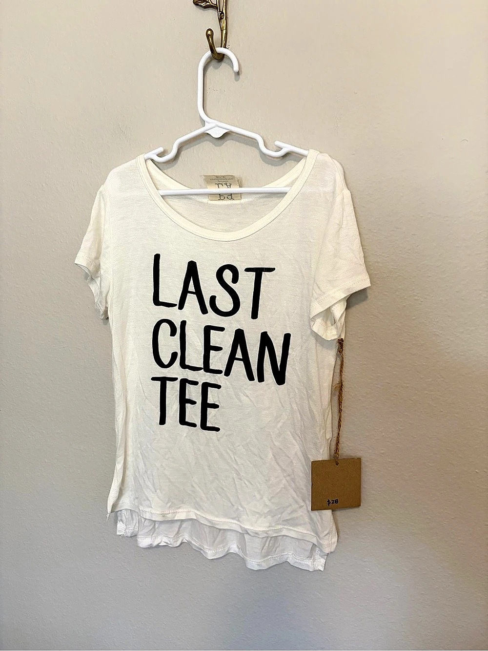 PPLA Last Clean Tee Graphic T-Shirt White